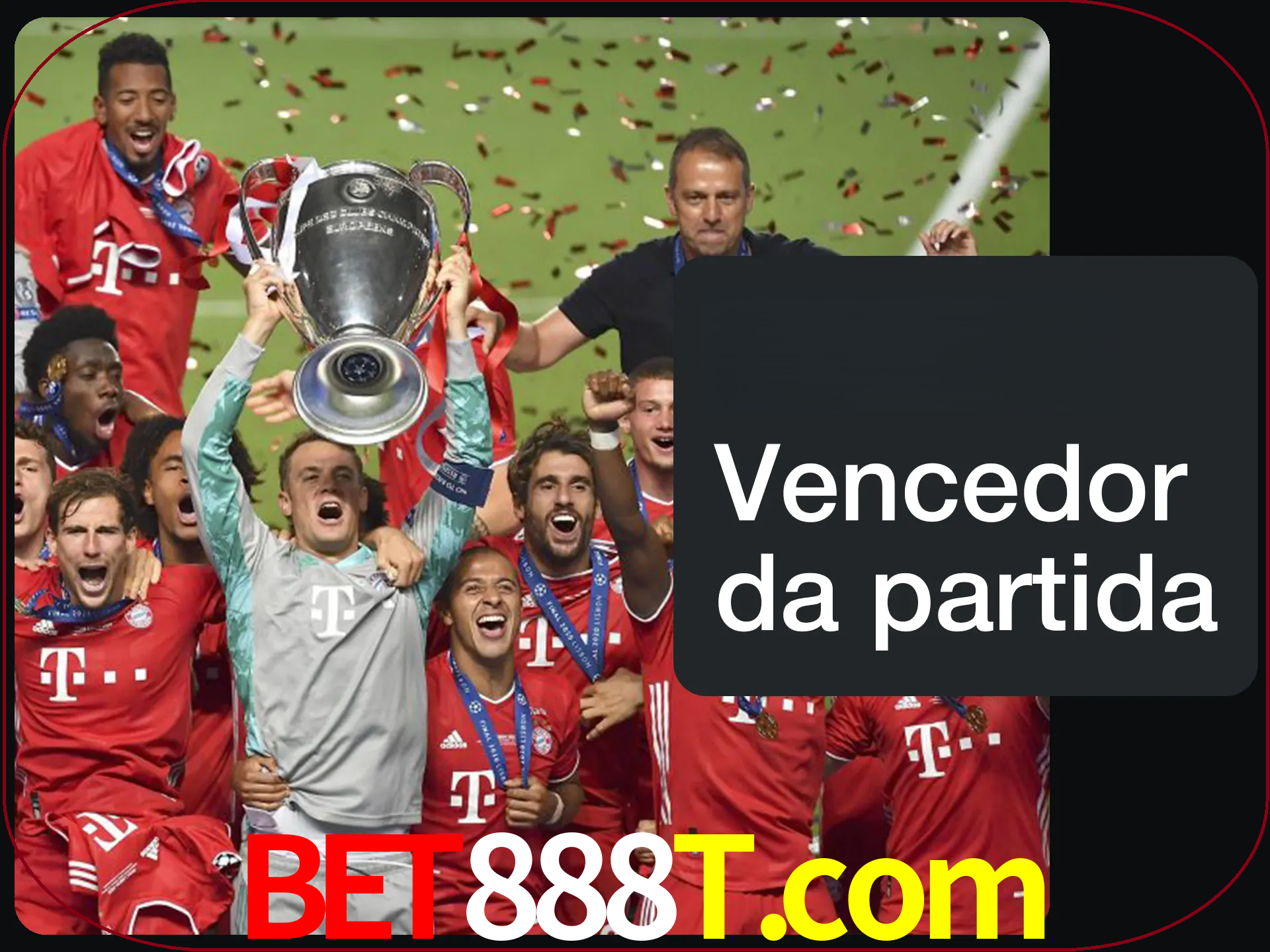 Aposte no vencedor e ganhe uma grande quantia de dinheiro.