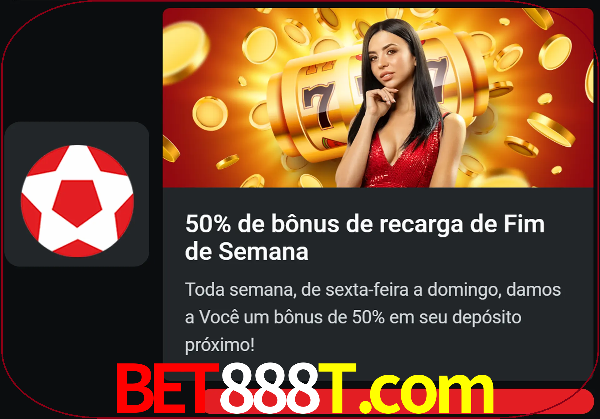 Volte a cada semana para receber novos bônus em dinheiro.
