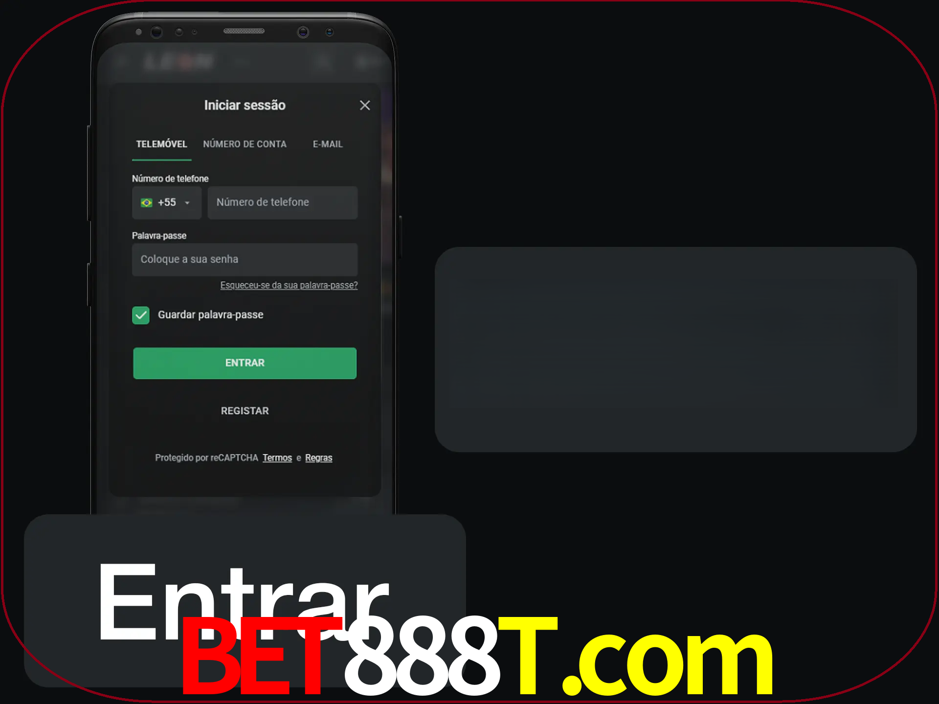Faça o login para começar a apostar e jogar no cassino.
