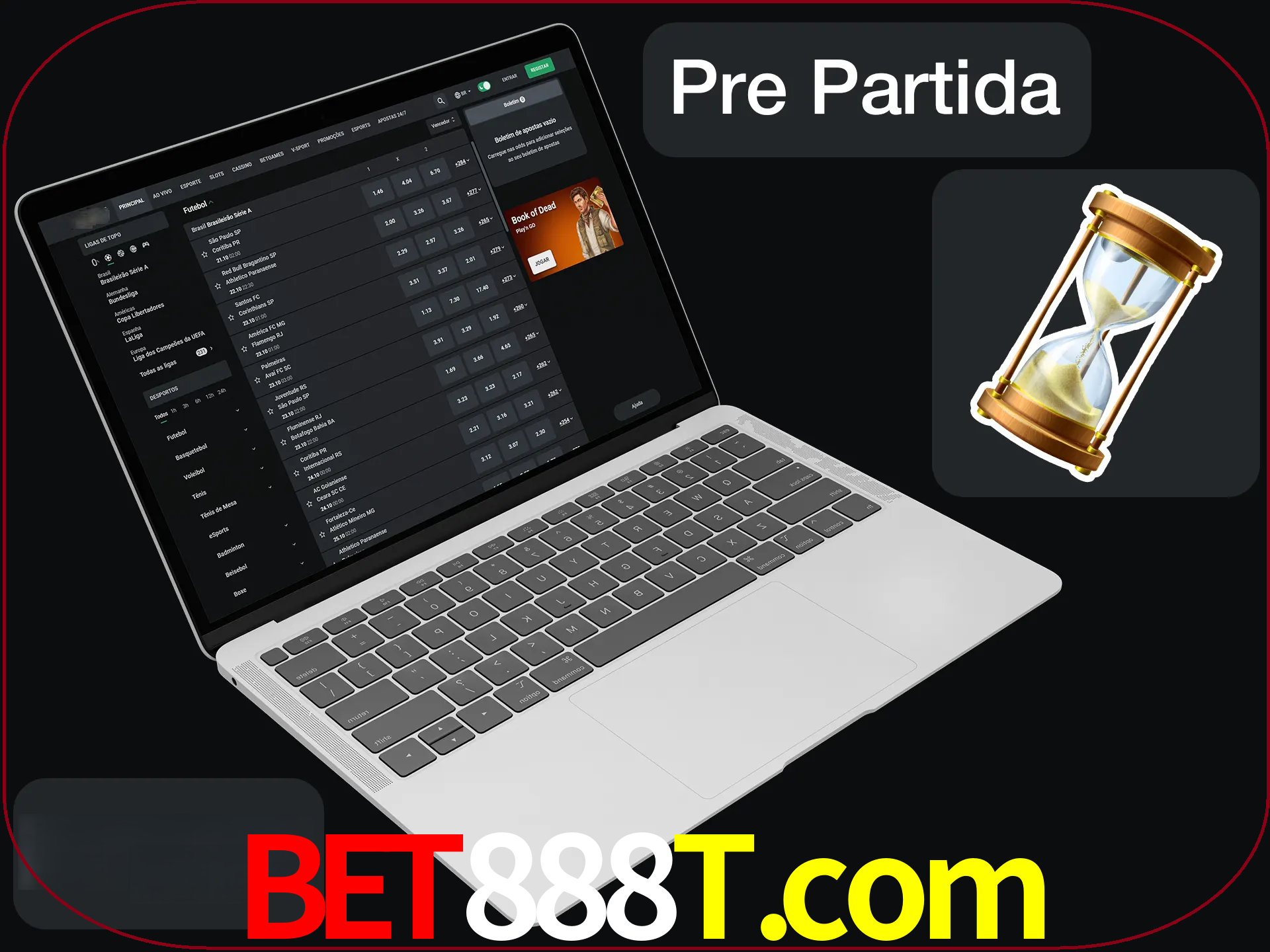 Fazer apostas em partidas futuras.